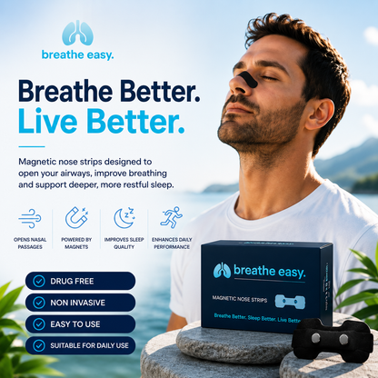 Breathe Easy™ Magnetic Nose Strips.